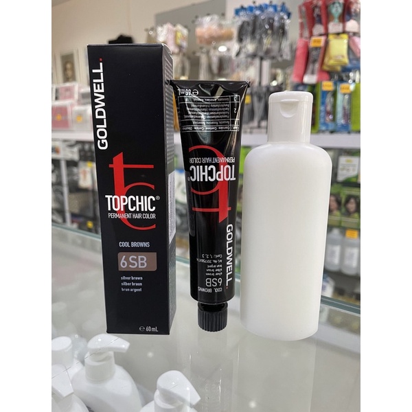 Goldwell Topchic Hair Color 60ml &amp; Oxydant 120ml Kode 6SB