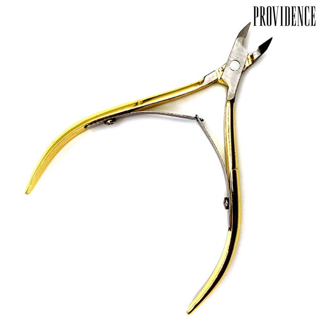 Providence Stainless Steel Nail Nipper Precise Anti-Abrasion Cuticle Dead Skin Double Spring Remove Nipper for Home Use