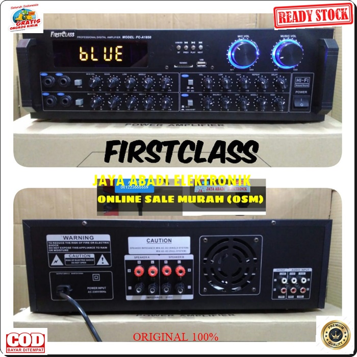 G481 FIRSTCLASS POWER AMPLI DIGITAL ECHO MIXER KARAOKE EFEK EQ MIXING  BLUETOOTH AC DC USB MP3 PLAYER SOUND AUDIO PROFESIONAL AUX DJ ACARA  MEETING PORTABLE  SPEKER MMC PENGERAS SUARA JERNIH DAN NGEBAS PRODUK BERKHUALITAS HARGA TERJANGKAU