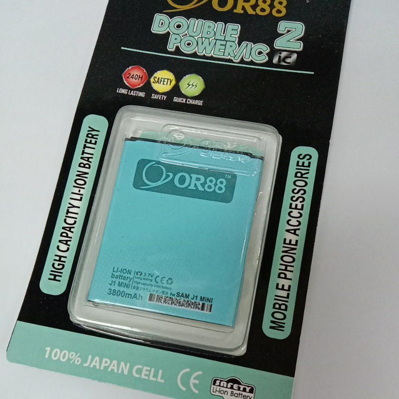 Batteray Samsung J1 Mini Baterai Samsung Double power ORI 88 Original