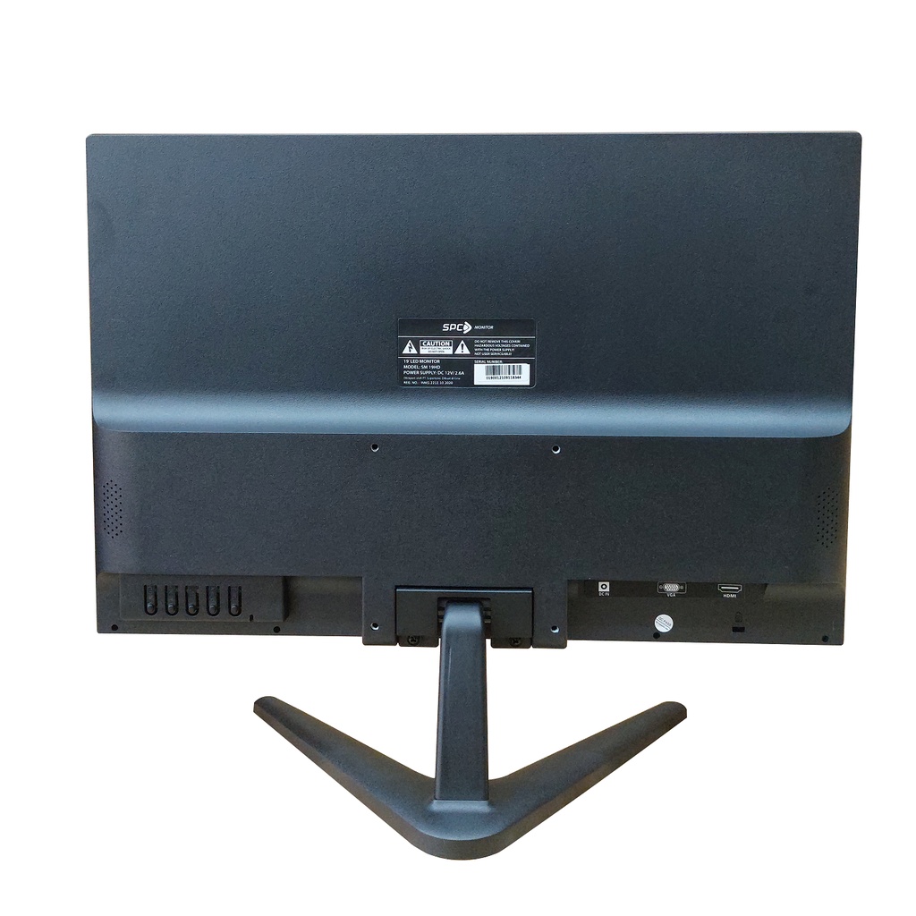 LED Monitor SPC 19 Inch Full HD Input HDMI VGA SPC SM-19HD New Garansi Resmi