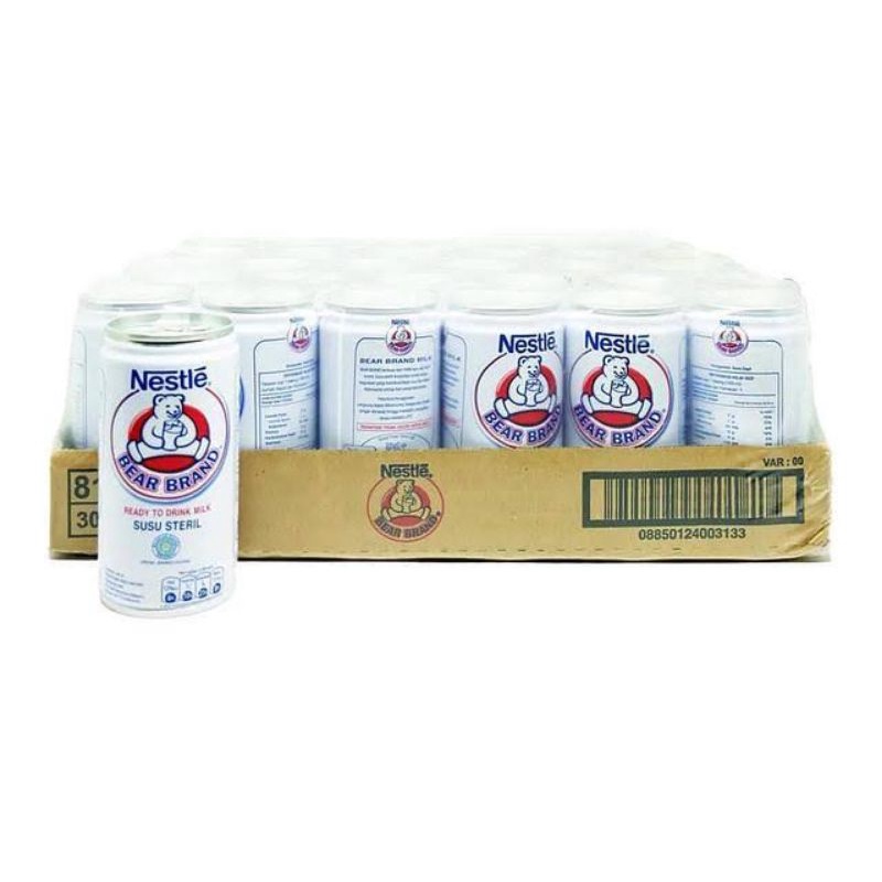 

Bear band susu steril 189ml 1 karton isi 30pcs x 189ml