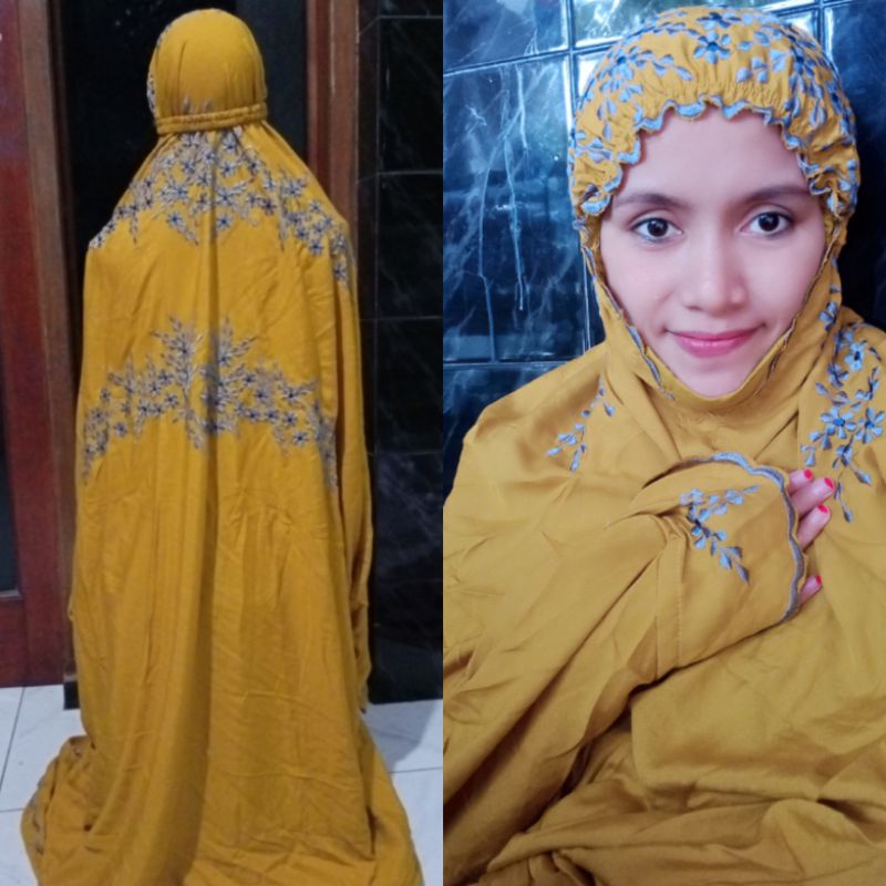 Mukena Rayon Premium Bordir Melati