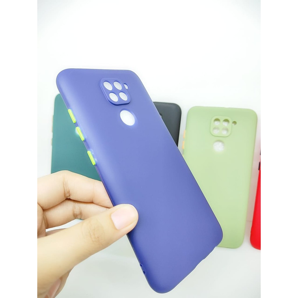 SMPC TPU Candy Redmi Note 9 6.53 inch SoftCase Macaron Protection Camera Tombol Warna