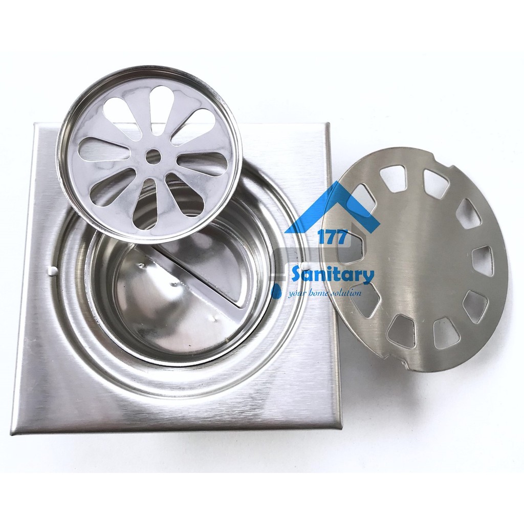 Saringan got stainless Murah ER- floor drain otomatis anti tikus kecoa saringan kamar mandi drainer strainer bathroom /D49