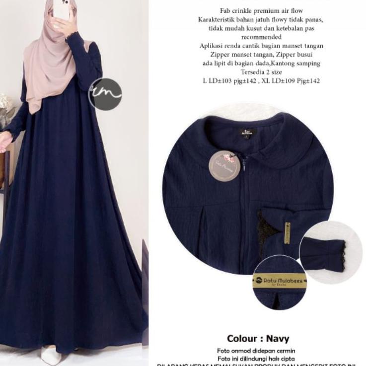 SALEE.. Abaya Nada Gamis Terbaru by Ratu Mulabees