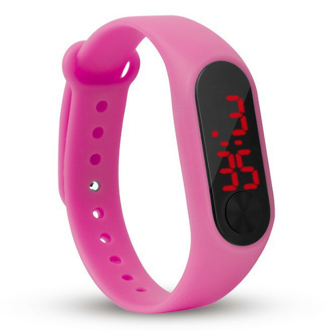 J169 Jam Tangan Band Watch Jam Tangan LED Arloji Jam Tangan Unisex Jam Tangan Digital JMI