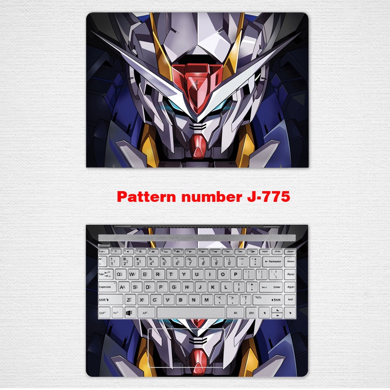 Gundam Stiker Komputer Laptop Skin Vinyl 2sisi Kulit Laptop Untuk 11.12.13.14 /15.17 Inch Universal Lenovo Y7000p 2020 Stiker Komputer Gunda Y7000 Notebook R7000 Shell Film Steel Warrior Gundna 14.6 Inch Sticker