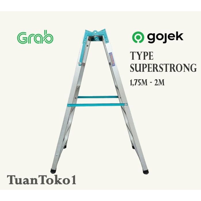 Tangga Lipat Tangga Lipat Alumunium 1,75M-2M