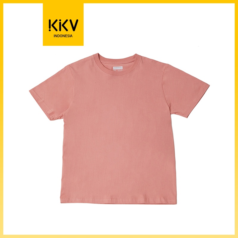 KKV - Ohgo! Kaos T-Shirt Polos Wanita Lengan Pendek Leher Bulat Ladies Solid Color T-Shirt