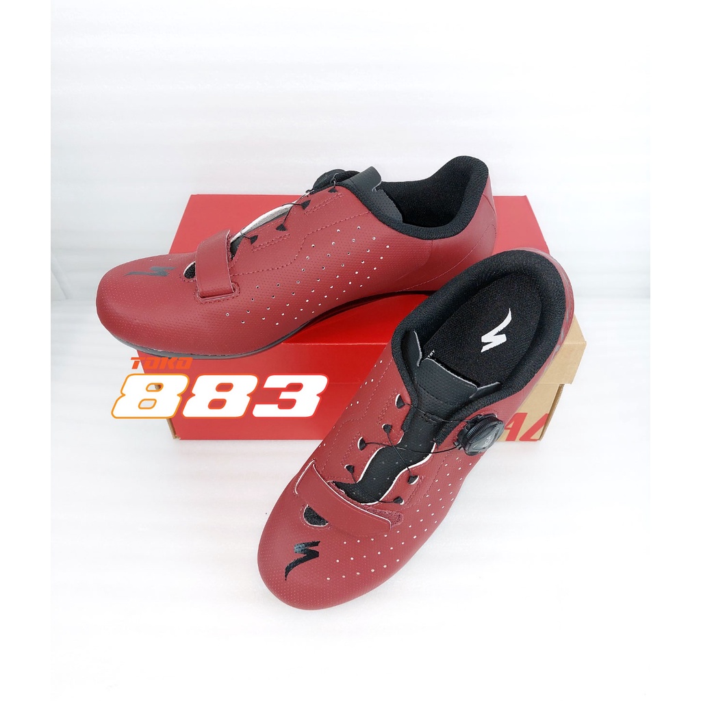 Sepatu Road Bike Specialized Torch 1.0 Road Shoes - Merah Marun