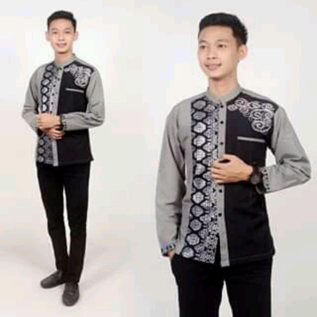 Size M L Xl Xxl Xxxl Bswart Batik Hrb026 Kenongo Hem Pendek Padi Pekalongan M L Xl Batik Pria Murahl