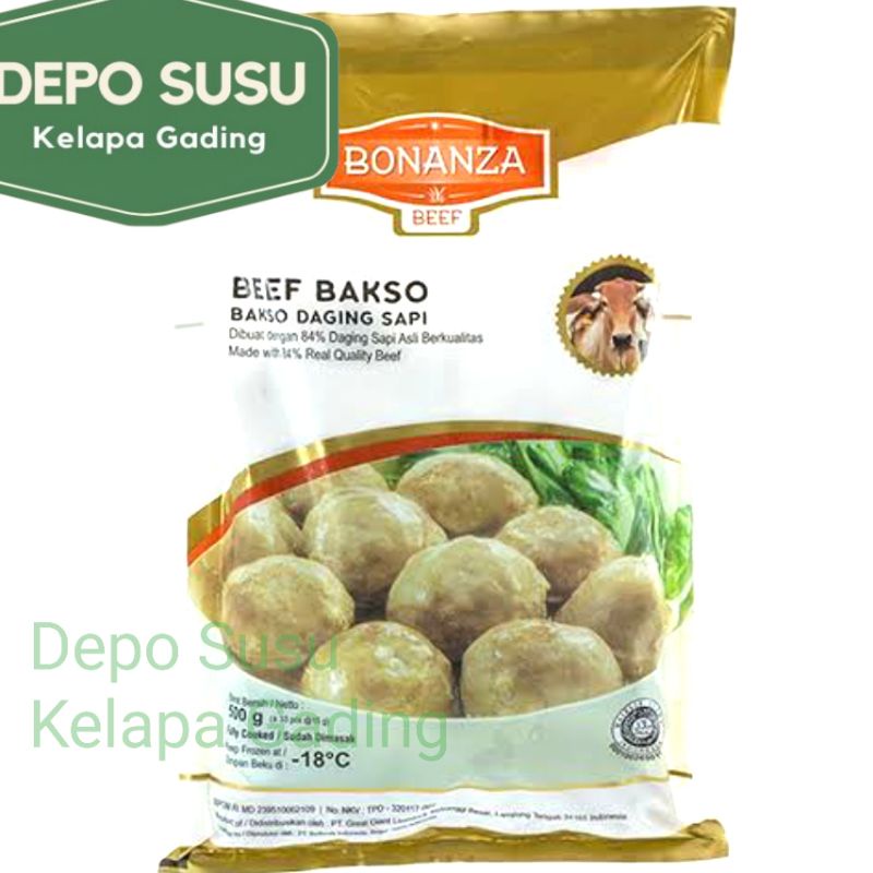 Bakso Bonanza 500gr AB15 AB10 Gold Premium 50 33 butir pcs 500 Gram