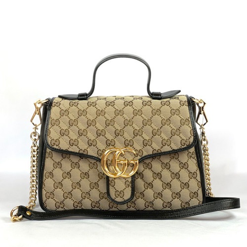 Gucci marmont top handle small canvas
