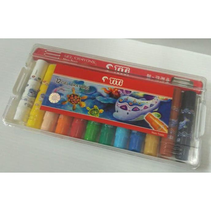

Termurah Titi Gel Crayon Putar 12 Warna Offic