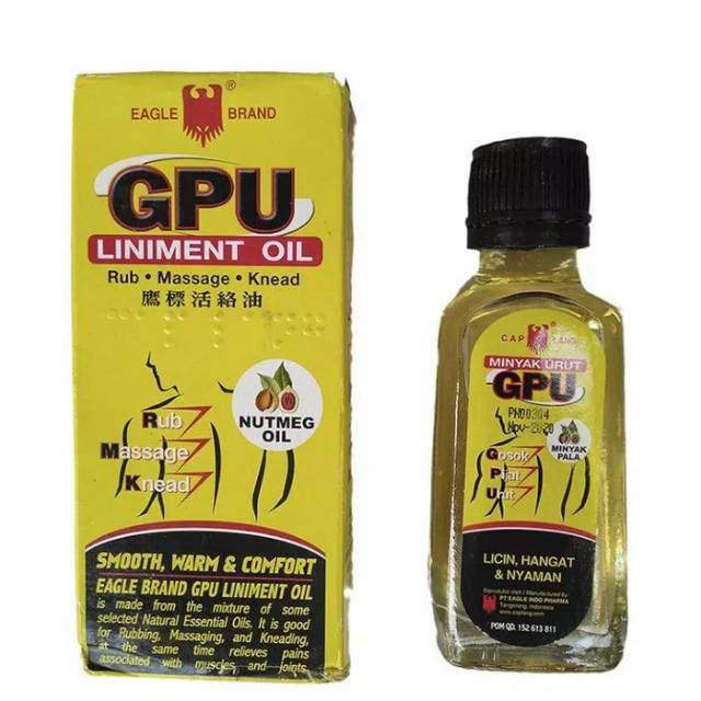 Minyak urut gpu minyak pala 60 ml
