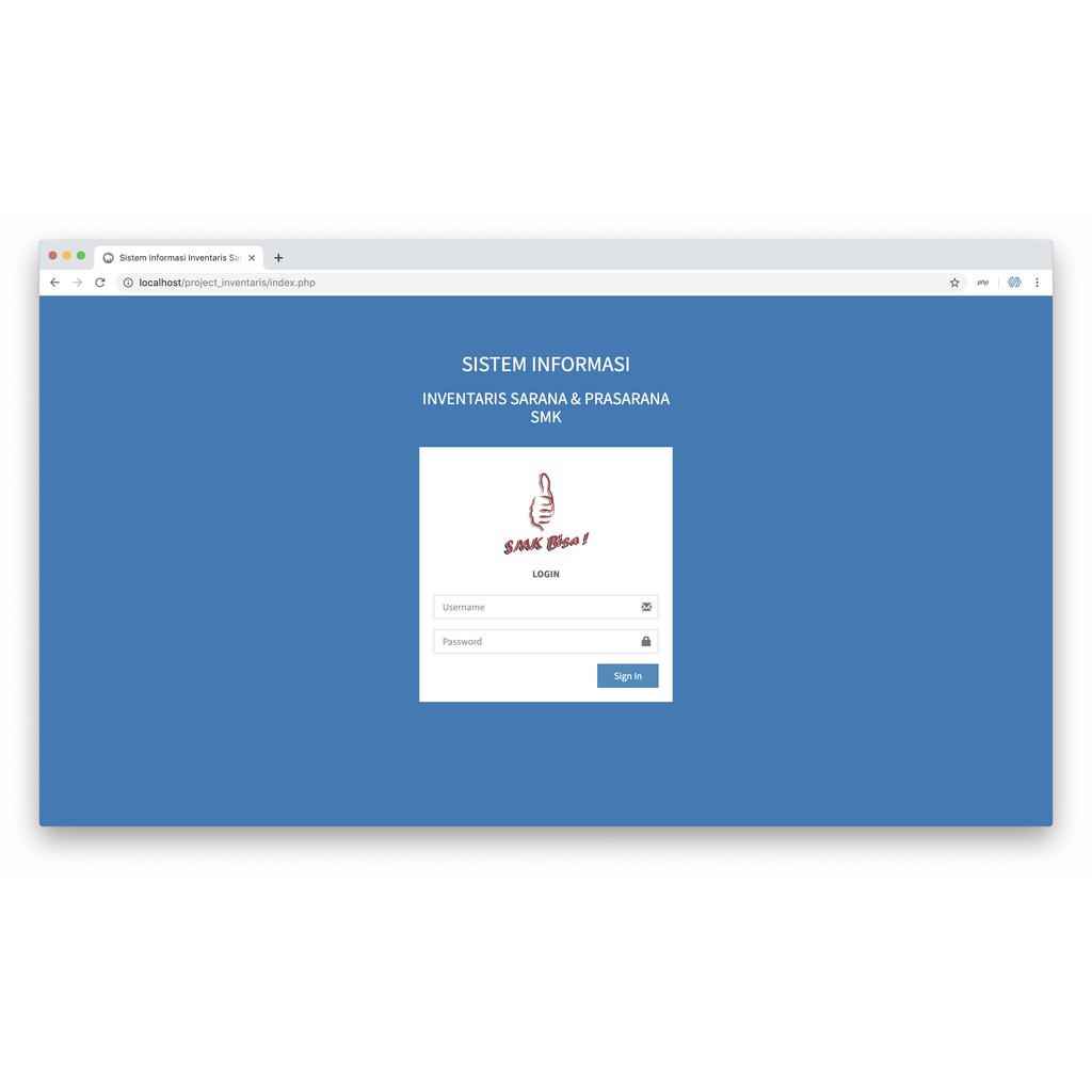 Aplikasi WEB Sistem Informasi Inventaris