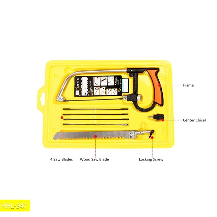 Gergaji Multifungsi Set 3 Way Blade Magic Saw Gergaji Kayu Besi Pipa