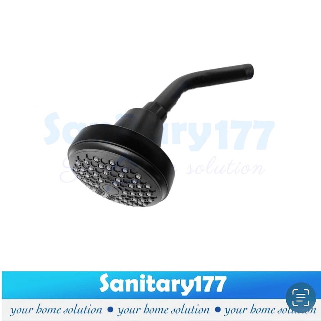 Wall Shower tembok Plastik murah HITAM WS215-Shower tanam tembok BLACK 8cm murah mini semprotan sprayer /G69