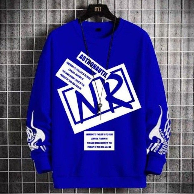 N_S Sweater Kaos Lengan Panjang Motif NR New_Rums