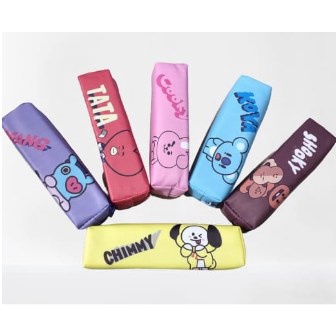KOTAK PENSIL MOTIF BTS BT21 LUCU UNIK TEMPAT ALAT TULIS MURAH-1