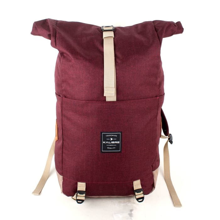 Kpop Bts Bangtan Boys Logo Star Backpack Canvas Casual Backpac OC589 Kalibre Talon Merah Marun 91055