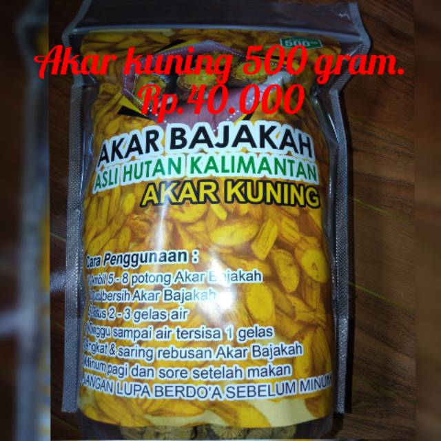 

Bajakah akar kuning asli hutan kalimantan