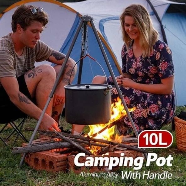 COOKING POT 10L WITH HANDLE NATUREHIKE NH19CJ003