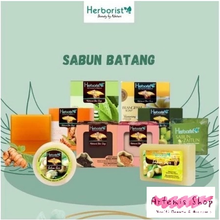 Herborist Natural Bar Soap Sere / Beras Putih / Beras Merah / Beras Hitam / Zaitun / Frangipani