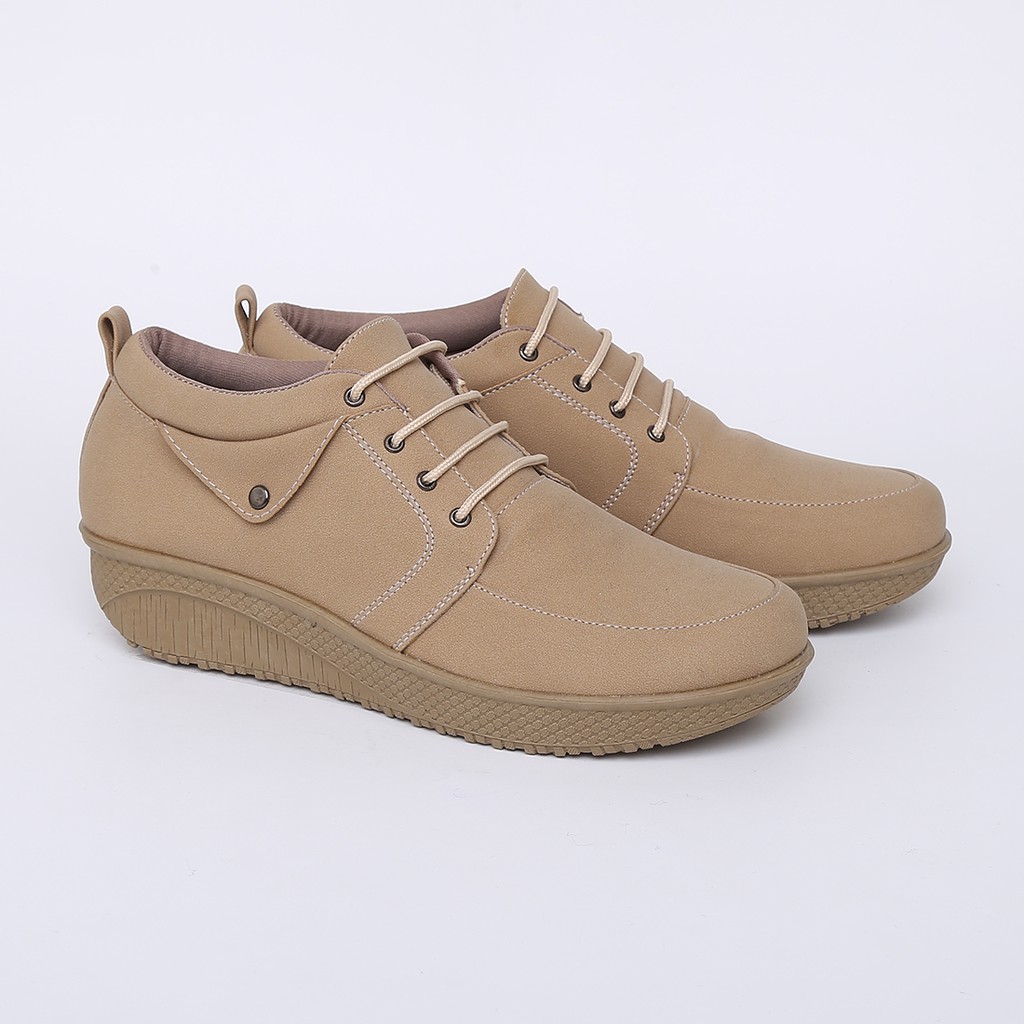 sepatu boots wanita, sepatu boots cewek, sepatu boot wedges, sepatu boot pendek RYE 008