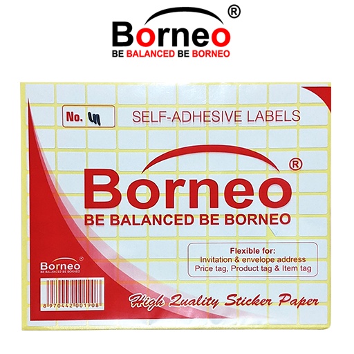 Label Harga no.111 Borneo