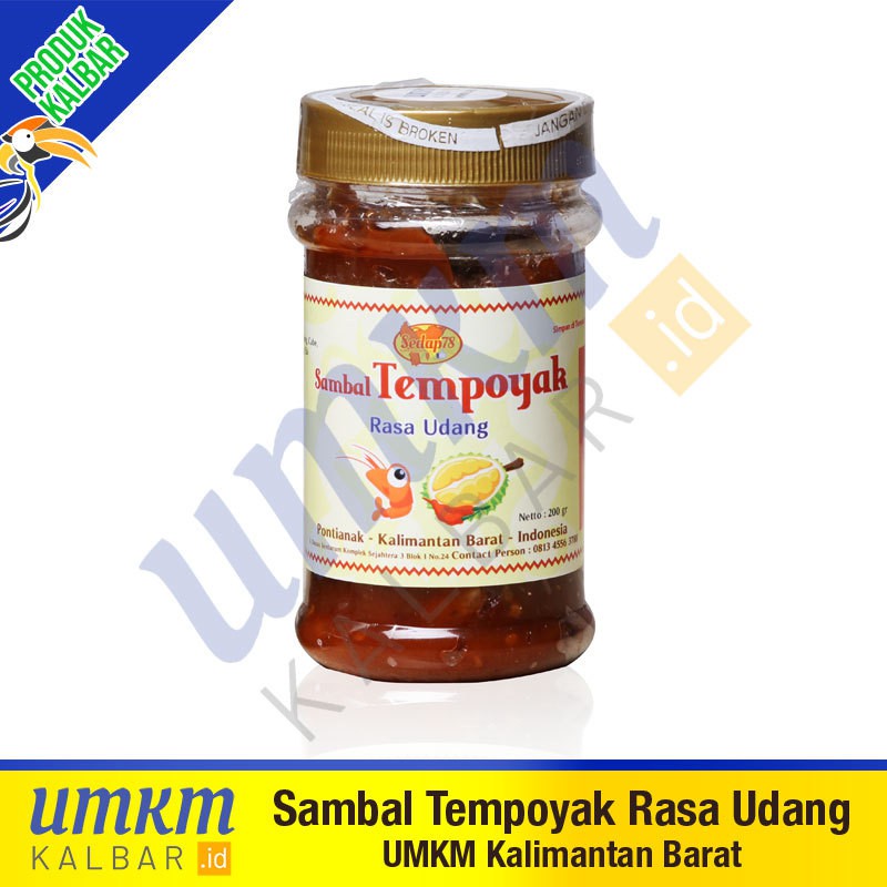 Sambal Tempoyak Rasa Udang - Sambel Durian Khas Pontianak