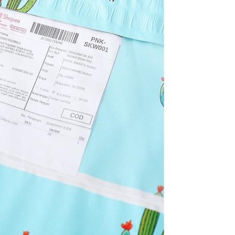

✽ AMPLOP PLASTIK POLYMAILER CACTUS ( Uk 20cm x 30cm ) ➦