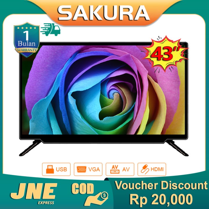 Weyon Sakura TV LED 43 inch FHD Televisi Murah(TCLG-S43C) | Shopee