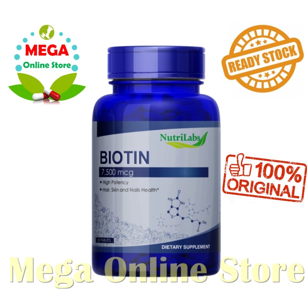 Nutrilabs Biotin 7500 mcg USA