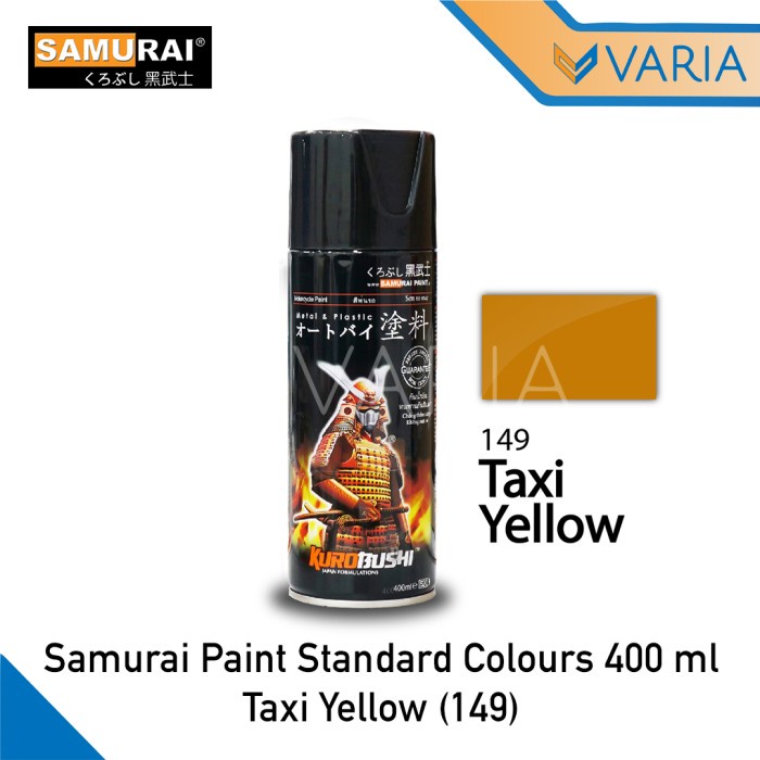 Cat Semprot Pylox Pilox Samurai Paint Kurobushi Taxi Yellow 149