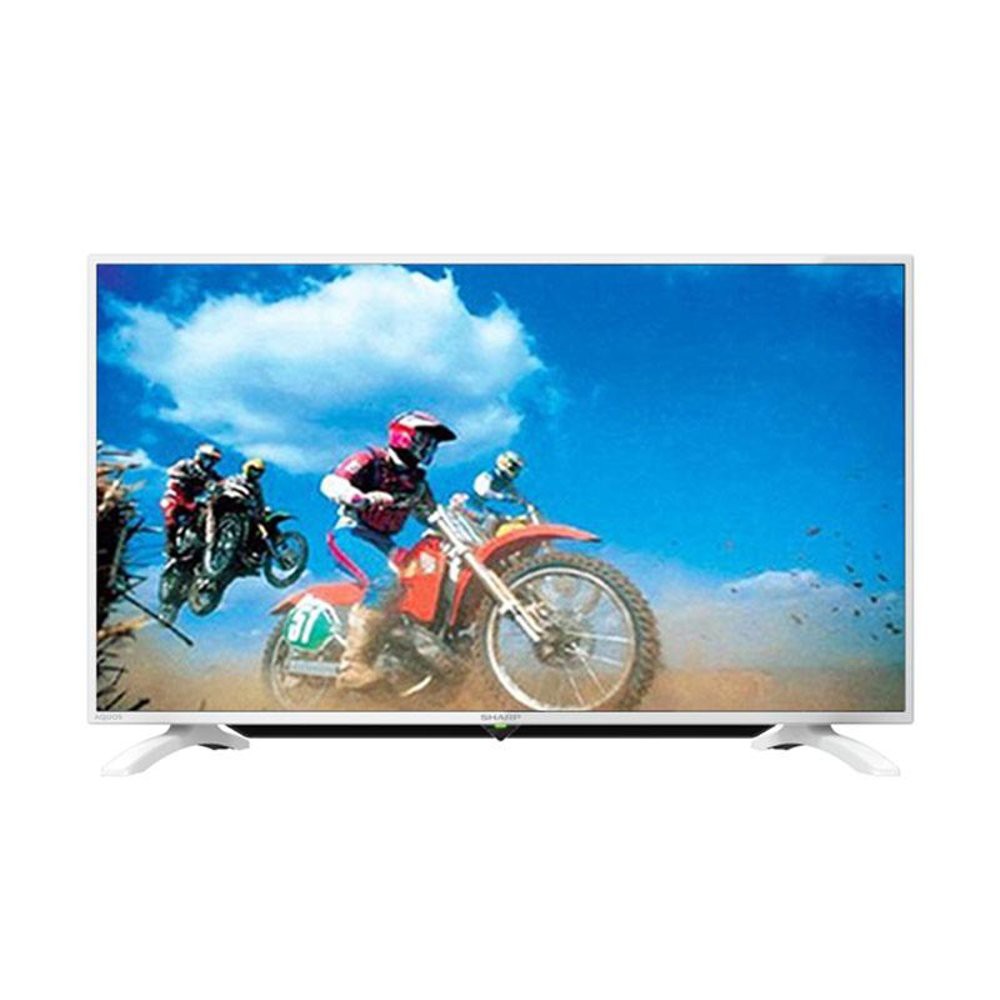 Jual  SHARP 32LE185 LED TV   Putih  32 Inch  usb movie  Berkualitas