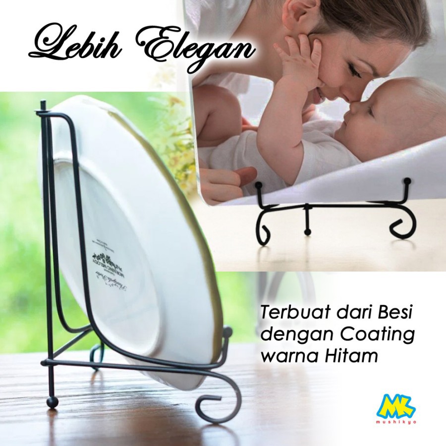 Kaki / Dudukan / Sandaran Piring Hias Pajangan Dekorasi holder stand