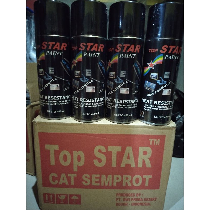 

Pilok Tahan Panas 400ML Black & Silver By Top Star