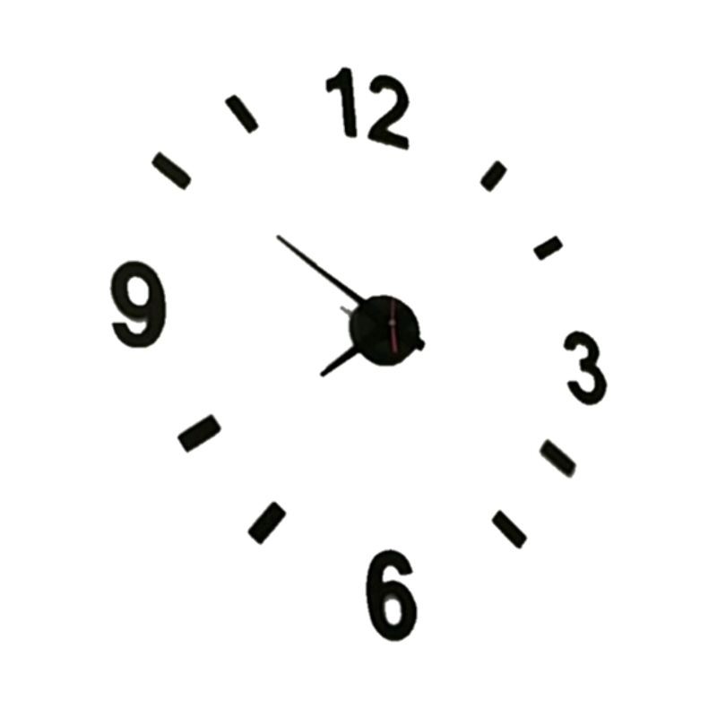 Jam dinding besar minimalis 4 angka