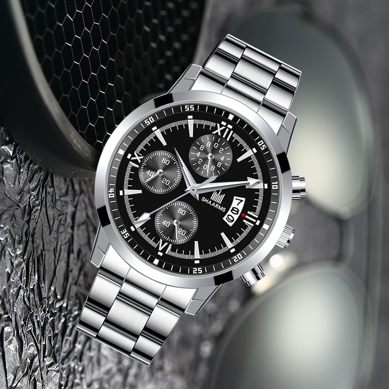 JAM TANGAN PRIA RANTAI STAINLESS SILVER MOZZONI IMPORT ORIGINAL COWOK KEREN BESI LAKI JAM101S3 MURAH KEKINIAN PREMIUM BATAM BRANDED FASHION MEWAH SIMPLE