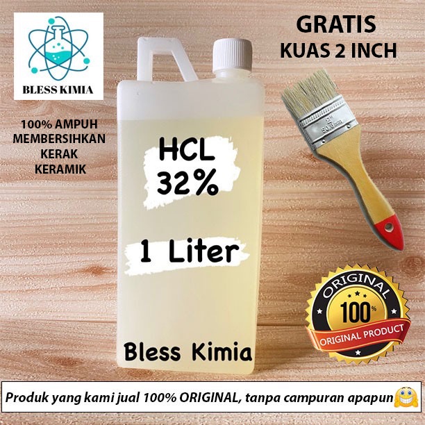 HCL 1 LITER GRATIS KUAS 2 INCH!!