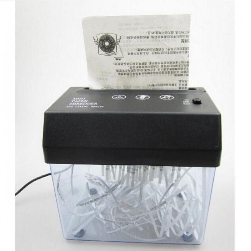 Alat Penghancur Kertas Paper Hand Shredder Manual dan Elektrik Compact Size