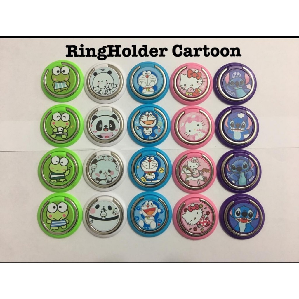 Ringstand /Ringholder cartoon motif Doraemon,Stich,Panda,Hellokity