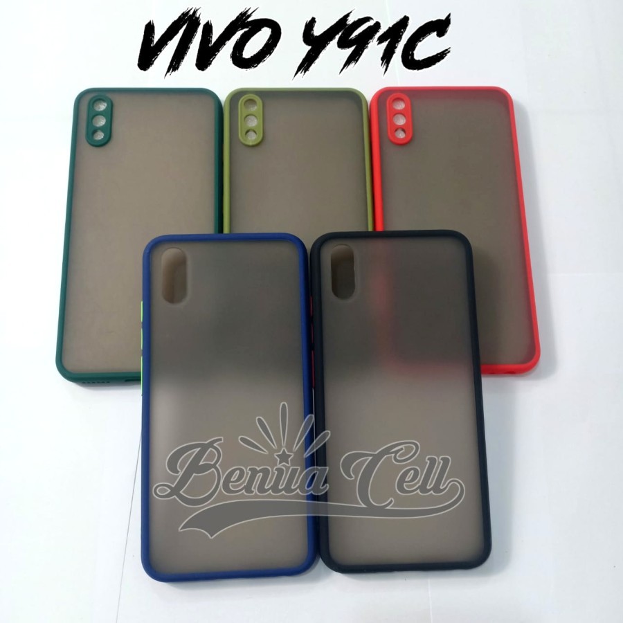 SOFTCASE VIVO Y91C - CASE MATTE FULL COLOR VIVO Y91C Y1S 2020 - BC