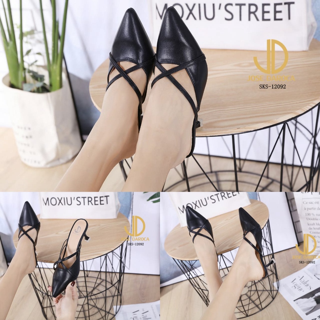 JOSE DAROCA High Heels Spool Heels #SKS-1209 # Original