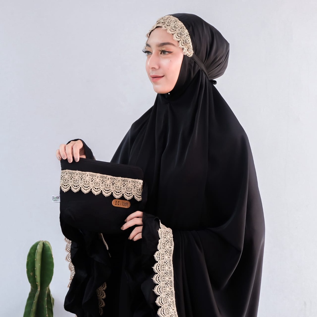 mukena silky premium | mukena mewah