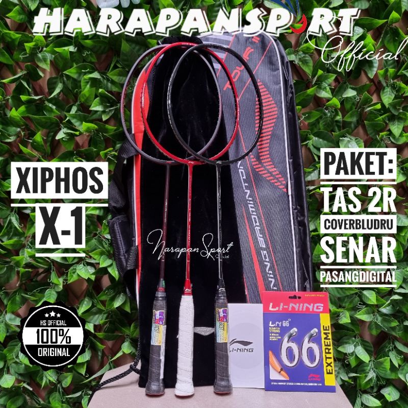RAKET BADMINTON XIPHOS X1 X-1 ORIGINAL 100%
