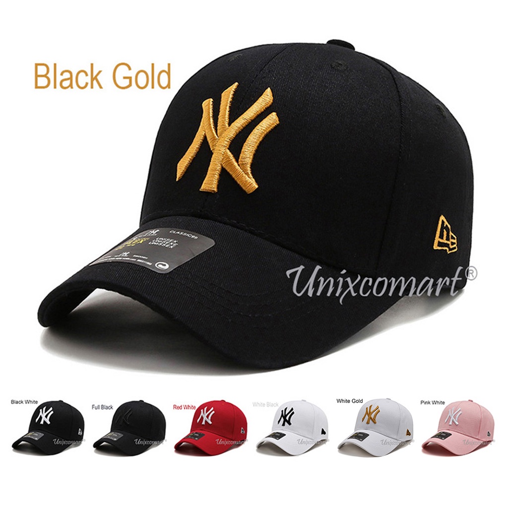 Topi Baseball NY LUCA Hat Cap New York Casual Sports Fashion Pria Wanita