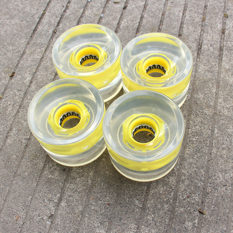 4pcs Roda skateboard 78a 6045mm Bahan Pu
